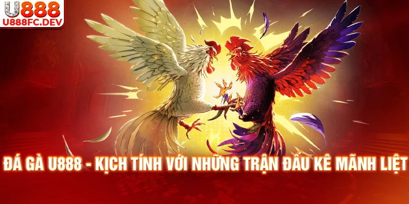 Trải nghiệm đá gà U888 với những trận chiến hấp dẫn